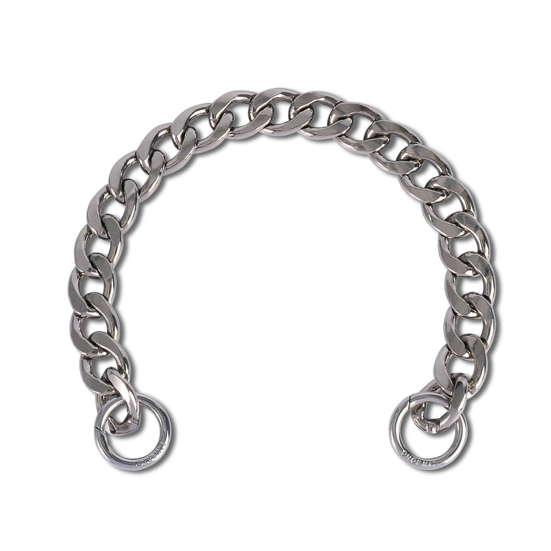 SINBONO Medium Chunky Chain Strap Silver - Cruelty Free Chain Strap